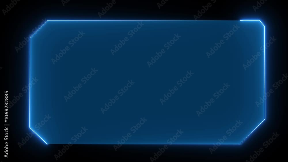 HUD, UI, GUI futuristic user interface screen animation. High tech screen for video game. Sci-fi concept design. Callouts title. Modern banner, frame of lower third. Neon hologram screen overlay HUD, UI, GUI futuristic user interface screen animation. High tech screen for video game. Sci-fi concept design. Callouts title. Modern banner, frame of lower third. Neon hologram screen overlay