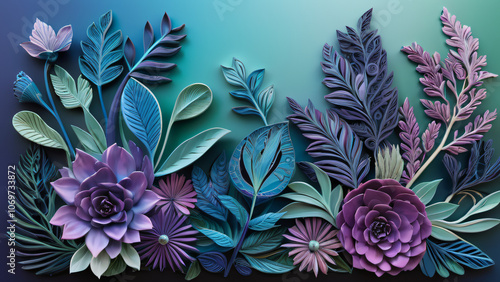 background with flowers