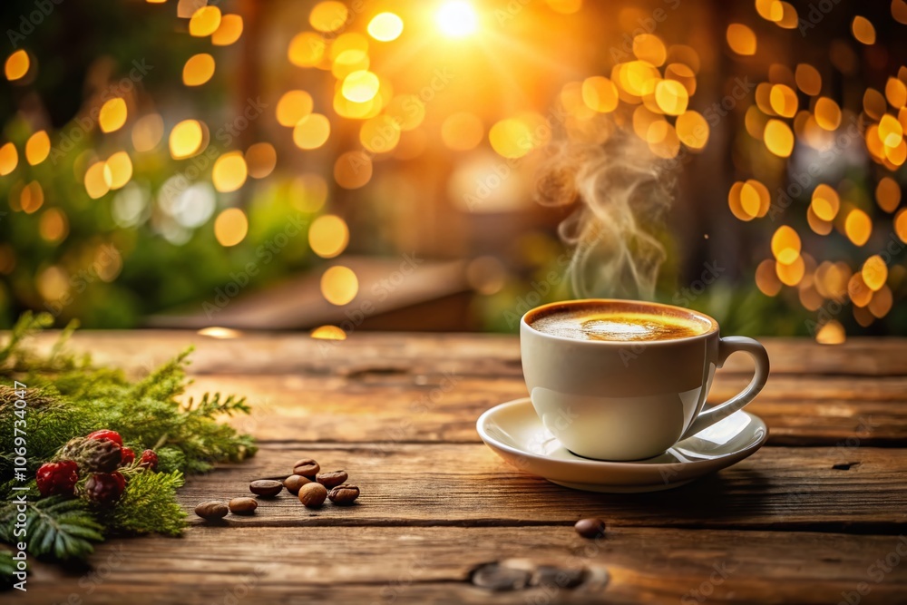 Cozy Coffee to Go: A Captivating Bokeh Effect with Warm Tones, a Stylish Cup, and Soft Background Lights for an Inviting Coffee Experience Ideal for Stock Photos Cozy Coffee to Go: A Captivating Bokeh Effect with Warm Tones, a Stylish Cup, and Soft Background Lights for an Inviting Coffee Experience Ideal for Stock Photos