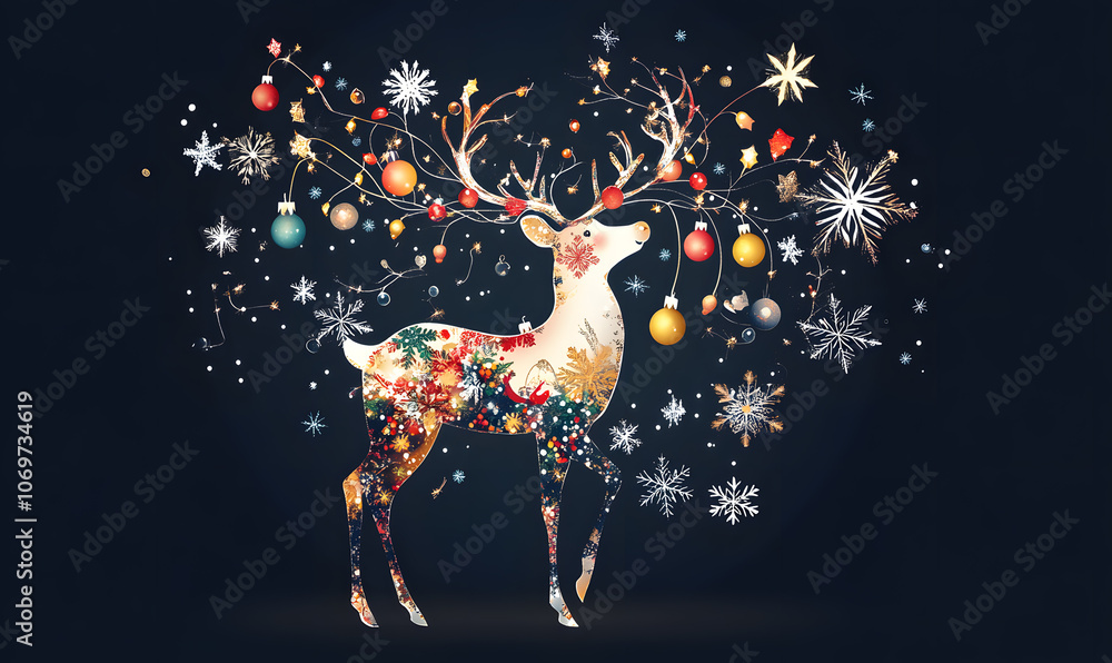 Christmas and New Year designs with festive ornaments, golden snowflakes, cozy wreaths, and sparkling holiday accents for wallpaper and greeting cards Christmas and New Year designs with festive ornaments, golden snowflakes, cozy wreaths, and sparkling holiday accents for wallpaper and greeting cards