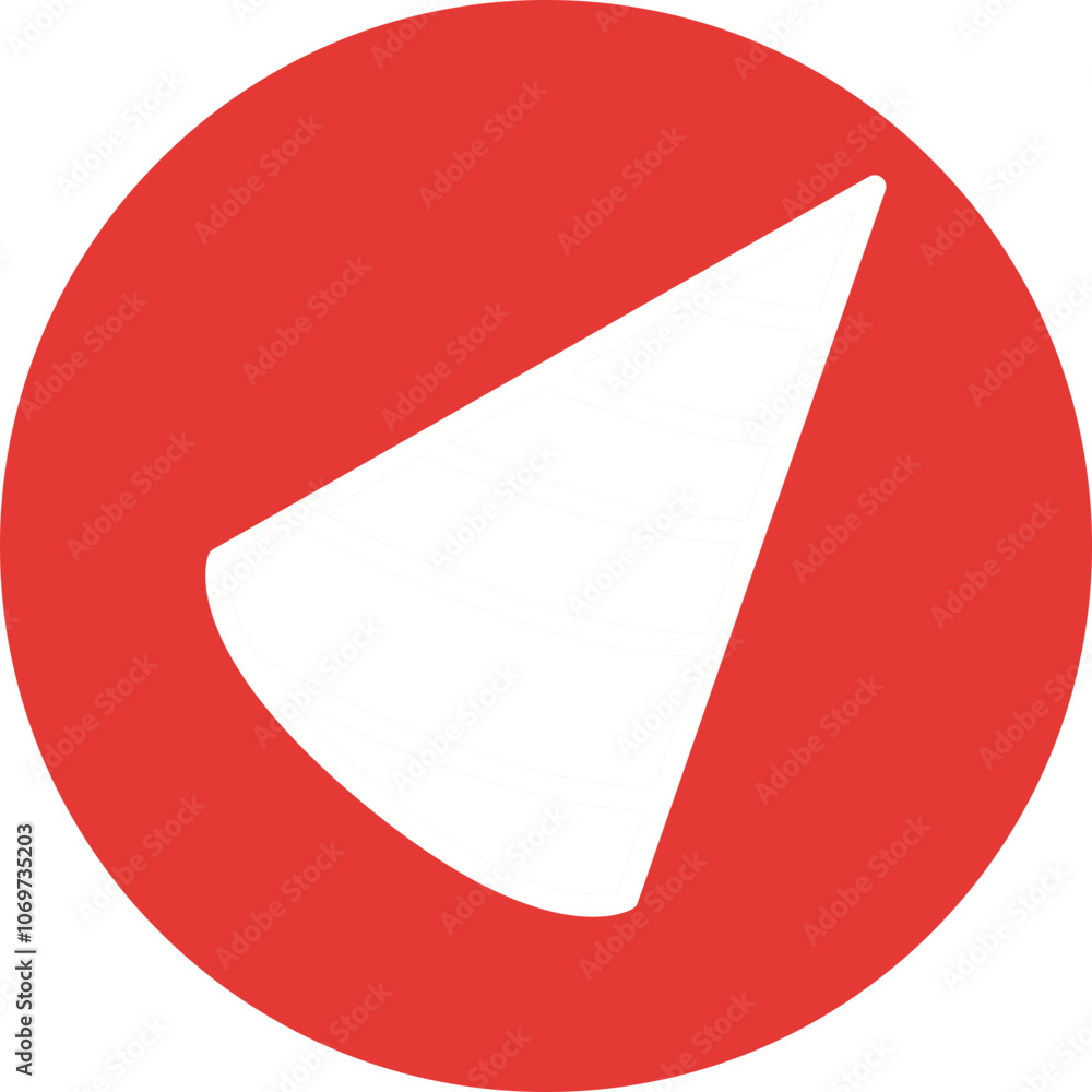 Happy birthday single vector icon