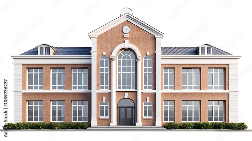 Obraz premium Traditional Brick School Building