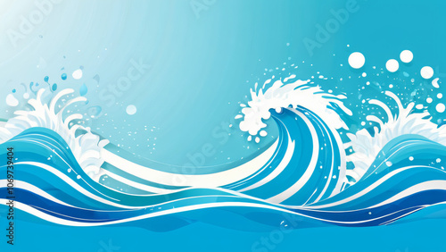 background with waves