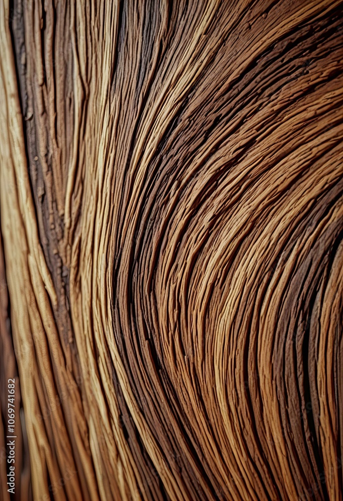 Elegant Wooden textures forming a fluid, flowing design. Elegant Wooden textures forming a fluid, flowing design.