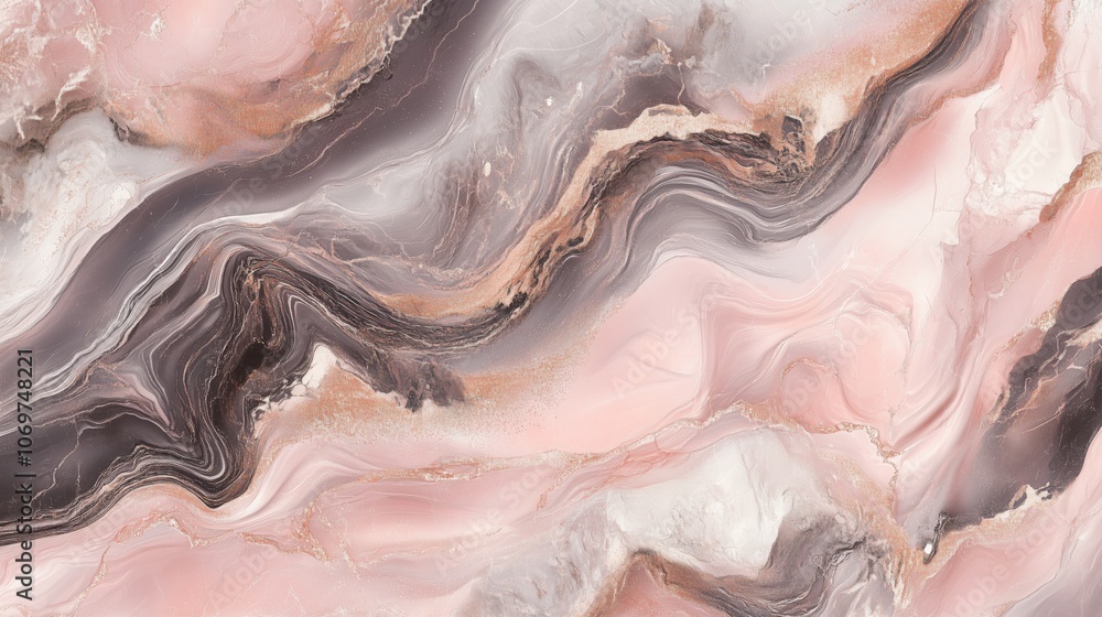 Obraz premium Elegant pink marble texture background