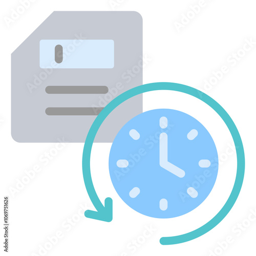 Time Savings Flat Icon