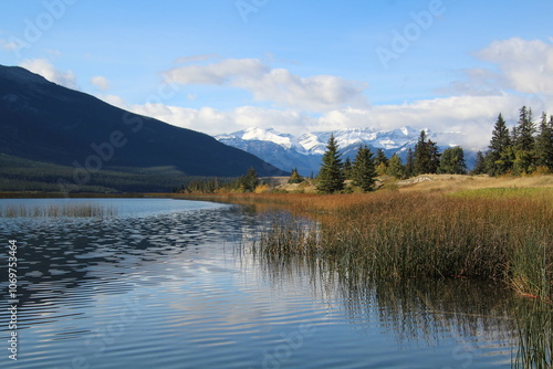 Looking Down Talbot Lake, Jasper National Park, Alberta photo