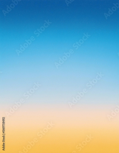 Blue and Orange Gradient Sky Background