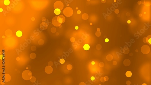 Abstract Orange Yellow Bokeh Background Design Texture