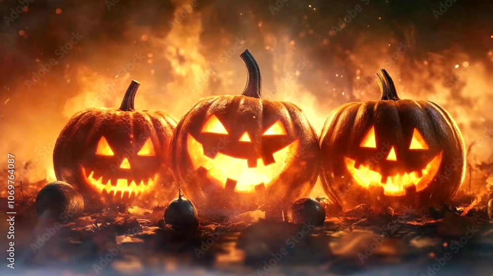 halloween animation scary night. Seamless looping time-lapse virtual 4k video animation background halloween animation scary night. Seamless looping time-lapse virtual 4k video animation background