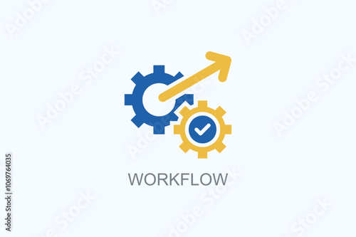 Workflow Vector  Or Logo Sign Symbol Illustration