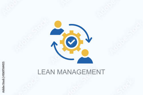 Lean Management Vector  Or Logo Sign Symbol Illustration
