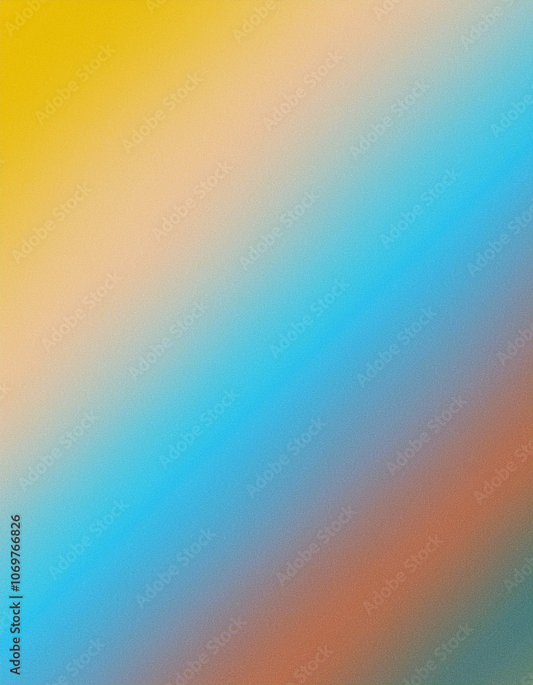 Obraz premium Abstract Gradient Background in Yellow, Blue, and