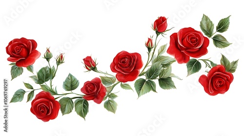 Red Rose Border