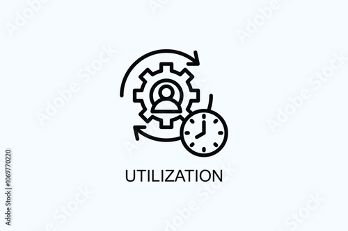 Utilization Vector  Or Logo Sign Symbol Illustration