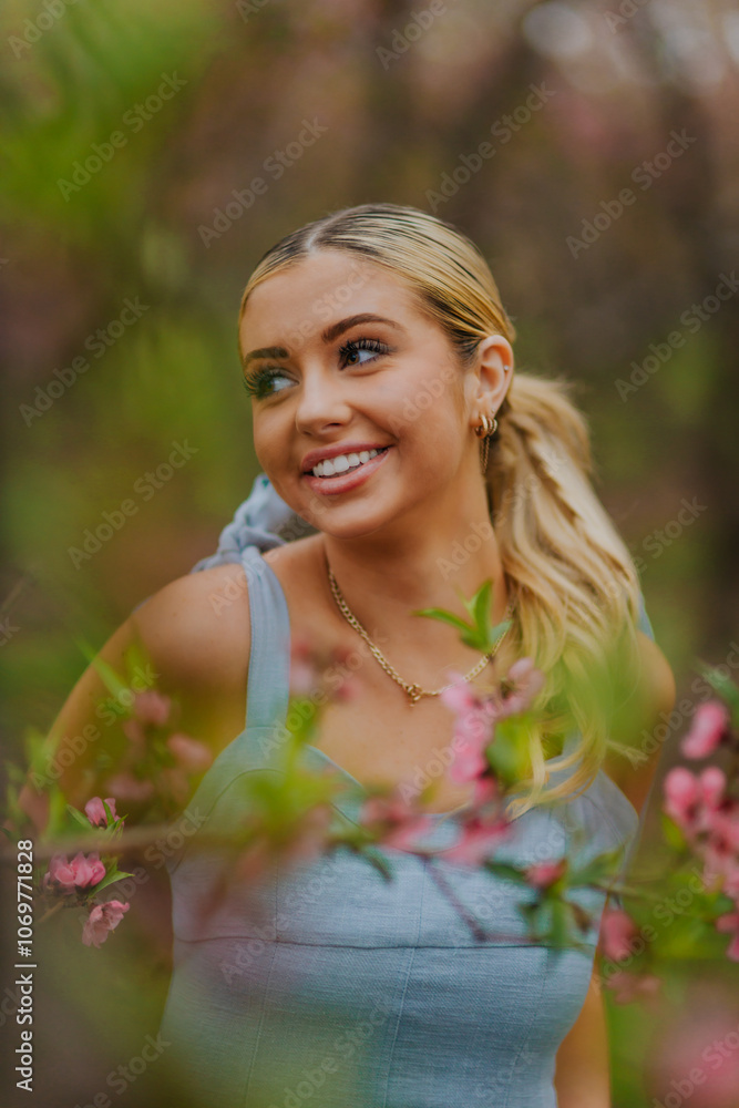 Portraits in Pink Blossoms 