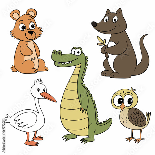 set of animals