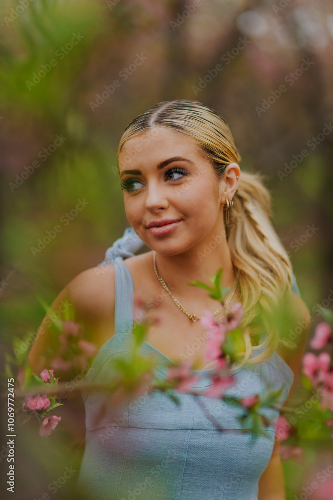 Portraits in Pink Blossoms Portraits in Pink Blossoms