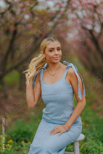 Portraits in Pink Blossoms 