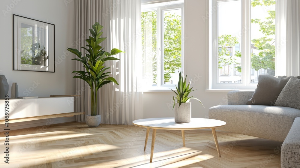 Naklejka premium Candidate mastering behavioral interview questions through practice