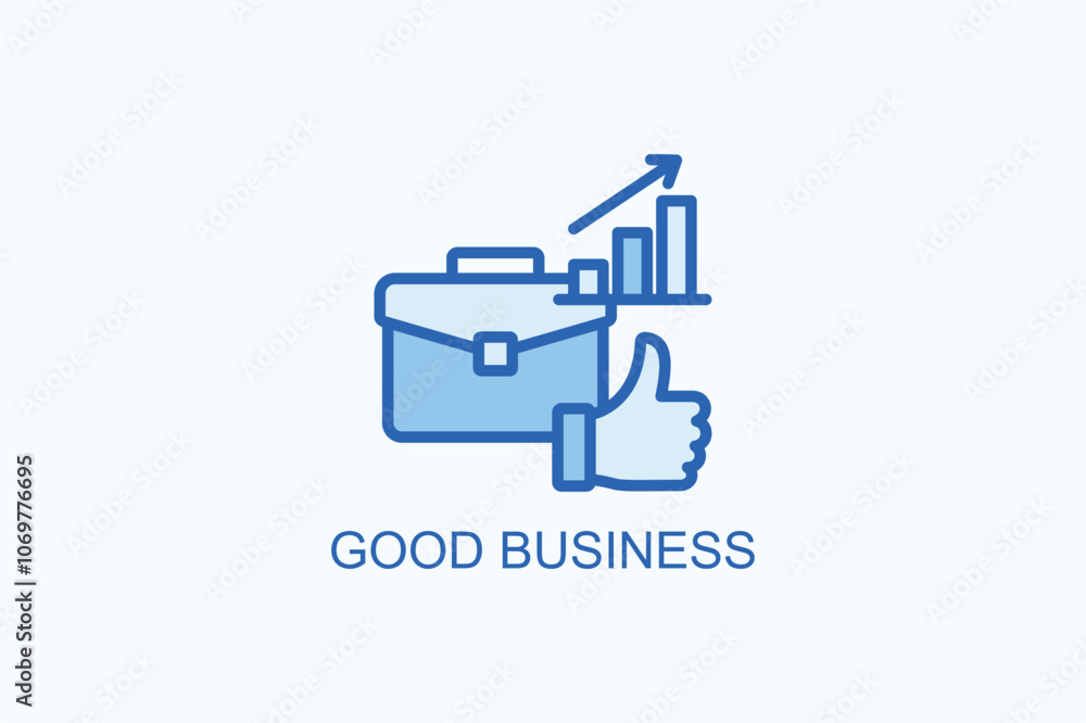 Good business vector or logo sign symbol illustration Good business vector or logo sign symbol illustration