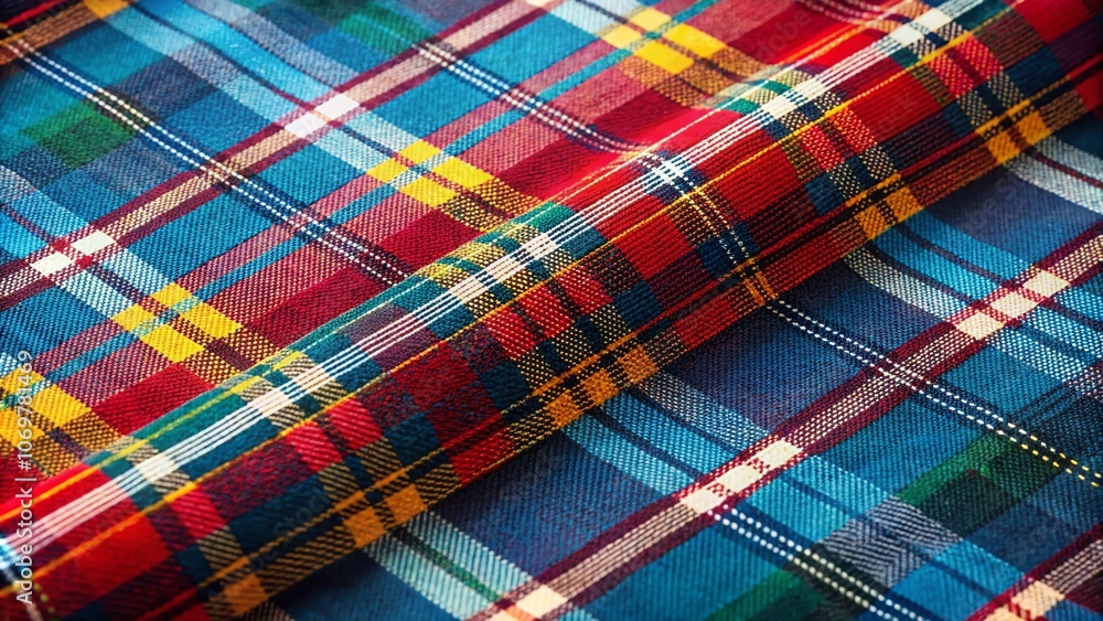 Seamless Tartan Fabric Texture: A Richly Detailed Vector Illustration of Checkered Patterns for Textiles, Fashion Design, and Interior Decor Applications Seamless Tartan Fabric Texture: A Richly Detailed Vector Illustration of Checkered Patterns for Textiles, Fashion Design, and Interior Decor Applications