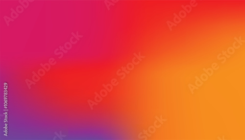 Abstract gradient red orange and pink soft colorful background. vector illustration for your graphic design, banner, poster. modern horizontal design for mobile app. gradient background