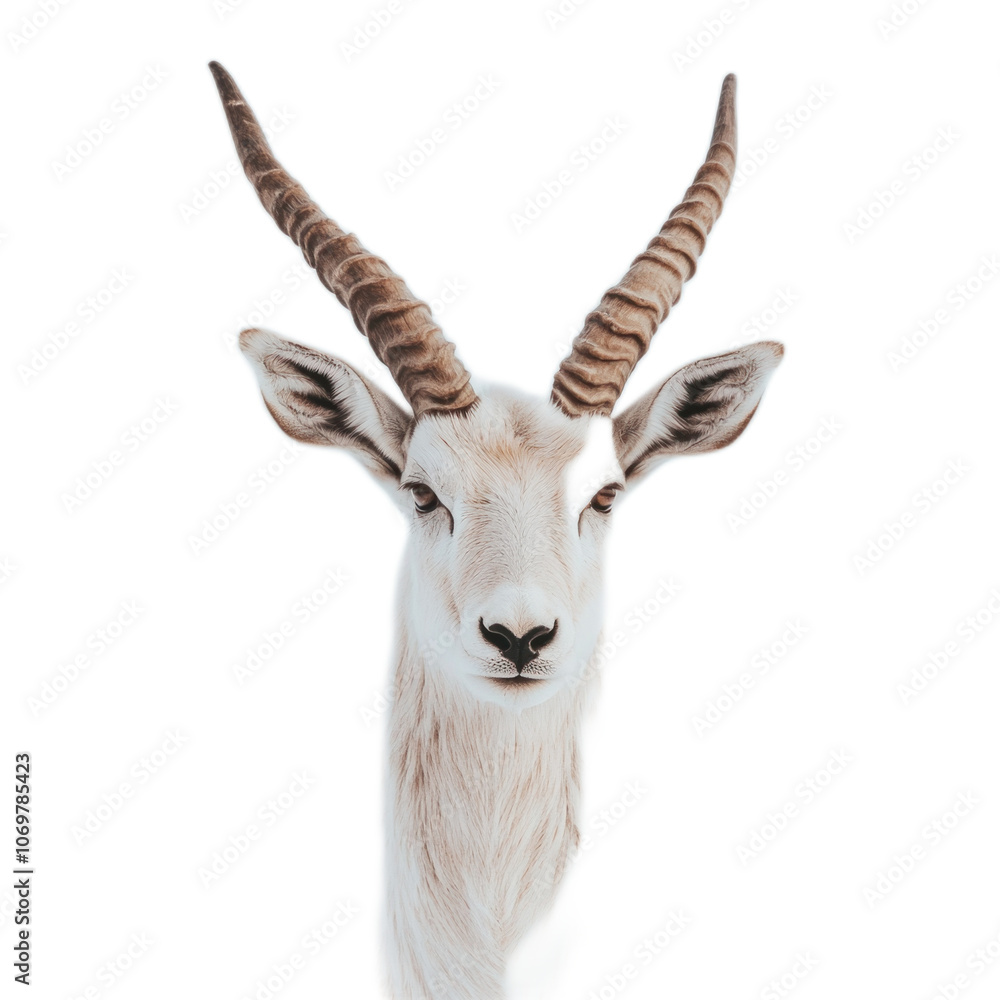 Majestic Antelope Portrait with Horns Majestic Antelope Portrait with Horns