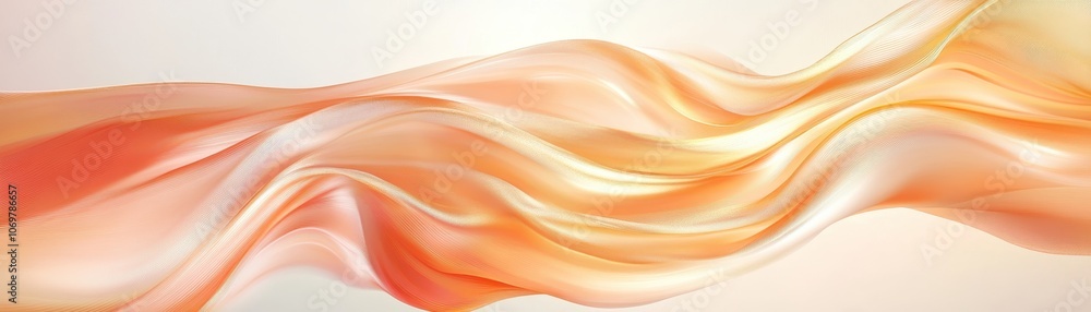 Abstract Silk Flow: A delicate and ethereal abstract background featuring a flowing, shimmering silk fabric in soft, warm tones. This elegant and visually engaging image evokes a sense of movement. Abstract Silk Flow: A delicate and ethereal abstract background featuring a flowing, shimmering silk fabric in soft, warm tones. This elegant and visually engaging image evokes a sense of movement.