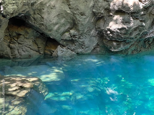 The source of the Dabarnica stream, the right tributary of the Zrmanja river (Velebit Nature Park, Croatia) - Izvor potoka Dabarnica, desne pritoke rijeke Zrmanje (Park prirode Velebit, Hrvatska) photo