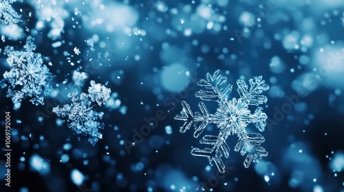 PNG Snow flakes backgrounds snowflake blue.