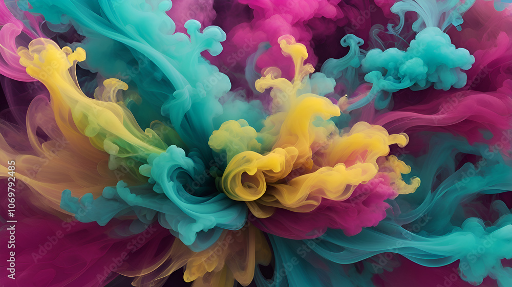 Fototapeta premium Vibrant Flow 