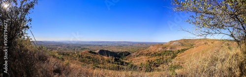 Panoramic View of Madagascar's Rolling Hills and Landscape