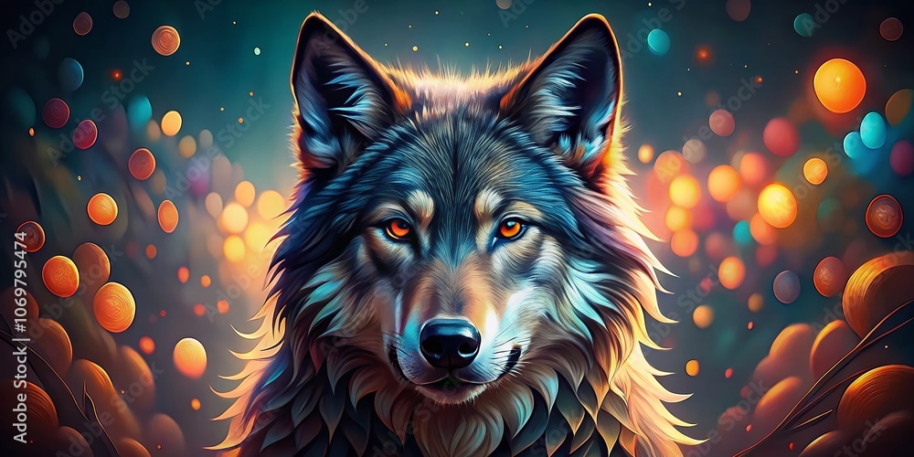 Stunning Wolf Head Vector Design with Bokeh Effect for Creative Projects, Ideal for T-shirts, Posters, and Wildlife Art, Featuring Intricate Details and a Bold Aesthetic Stunning Wolf Head Vector Design with Bokeh Effect for Creative Projects, Ideal for T-shirts, Posters, and Wildlife Art, Featuring Intricate Details and a Bold Aesthetic