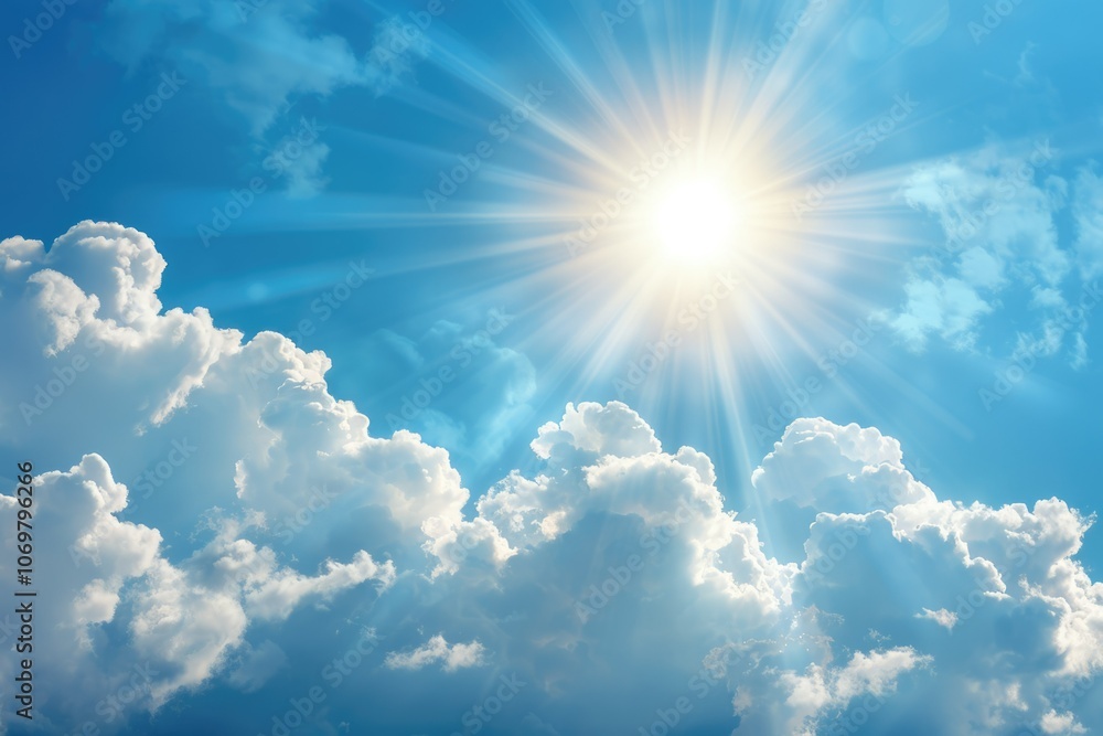 Ascension day concept with shining cross in clouds. Ascension day concept with shining cross in clouds.