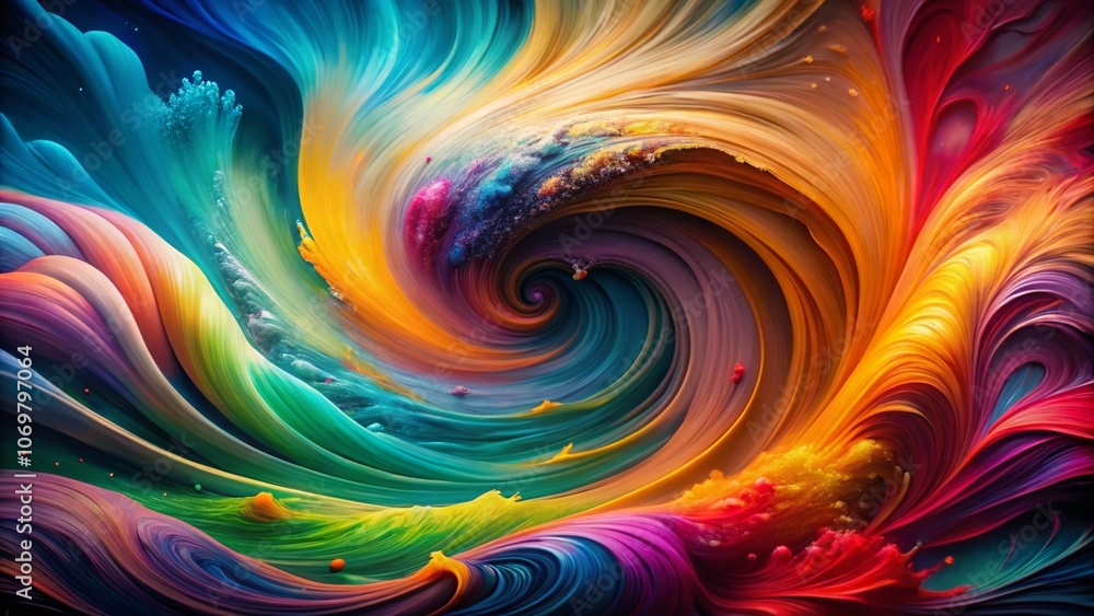 Surreal Colorful Paint Splash with Swirling Abstract Background Capturing the Essence of Creativity and Imagination in Vivid Hues and Dreamlike Patterns for Artistic Expression Surreal Colorful Paint Splash with Swirling Abstract Background Capturing the Essence of Creativity and Imagination in Vivid Hues and Dreamlike Patterns for Artistic Expression