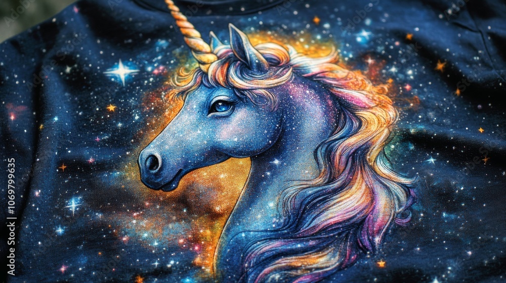 Cosmic Unicorn Galaxy Print T Shirt Design Magical Fantasy Apparel Cosmic Unicorn Galaxy Print T Shirt Design Magical Fantasy Apparel