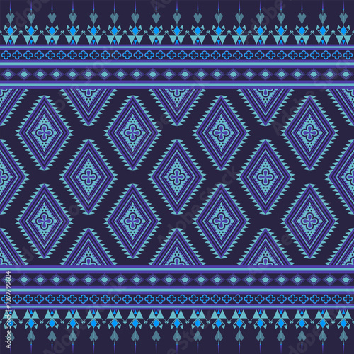 Native fabric geometric abstract Ethnic pattern. photo