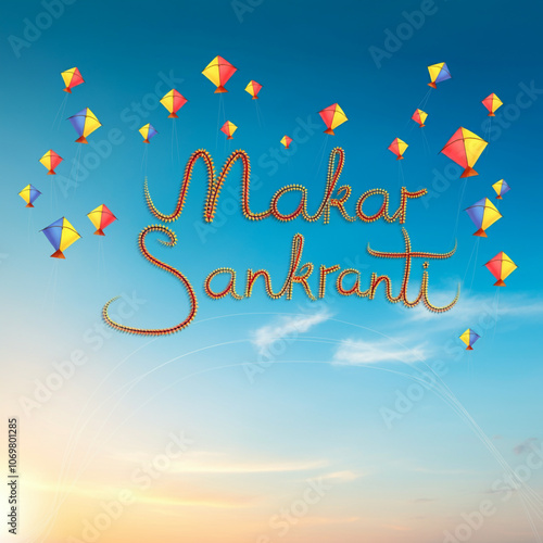 Makar Sankranti sky filled ...