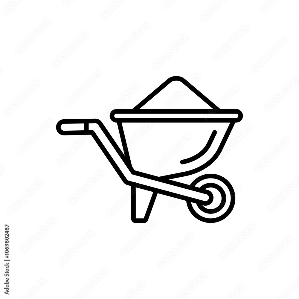 simple wheelbarrow icons, simple style design inspiration for any interface and purpose simple wheelbarrow icons, simple style design inspiration for any interface and purpose