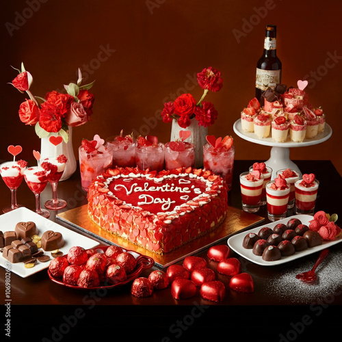 Valentine’s Day dessert tab...