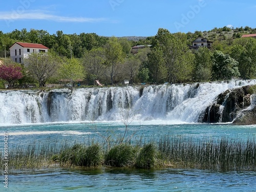 Berberov buk waterfall on the Zrmanja river, Muskovci (Velebit Nature Park, Croatia) - Slap Berberov buk na rijeci Zrmanji, Muškovci (Park prirode Velebit, Hrvatska) photo