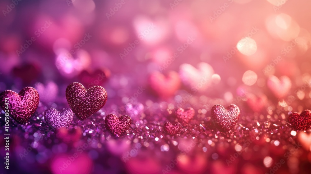 Romantic Heart Pattern with Pink, Red, and Purple Tones – Soft, Layered Hearts Creating a Whimsical Bokeh Effect, Perfect for Valentine's Day, Wedding Invitations, and Love-Themed Design Projects Romantic Heart Pattern with Pink, Red, and Purple Tones – Soft, Layered Hearts Creating a Whimsical Bokeh Effect, Perfect for Valentine's Day, Wedding Invitations, and Love-Themed Design Projects