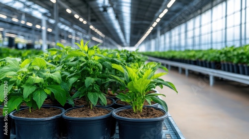 Greenhouse Plants for Sustainable Emission Reduction