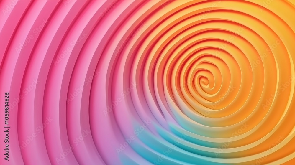 Naklejka premium Bright and Playful Rainbow Gradient Background