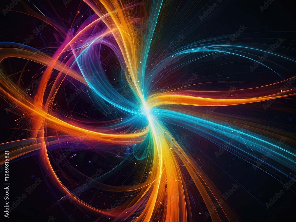 Obraz premium abstract fractal background,fractal burst background,fractal arrangement