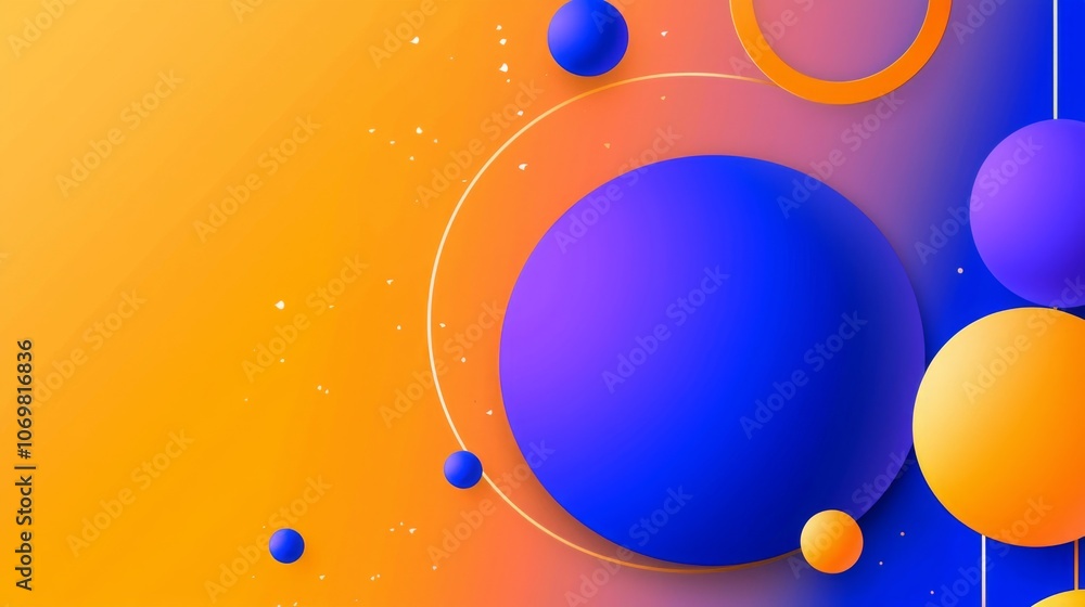 Bright and Cheerful Circular Gradient Background Bright and Cheerful Circular Gradient Background