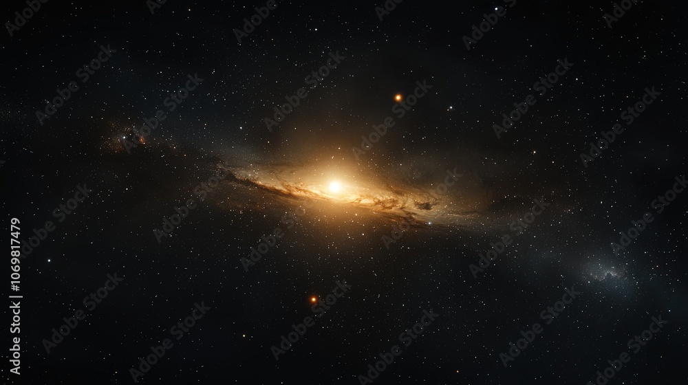 Stunning Cosmic View of a Distant Galaxy Illuminated by Stars Stunning Cosmic View of a Distant Galaxy Illuminated by Stars