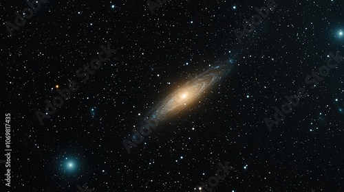 Stunning Spiral Galaxy Illuminates the Vastness of Outer Space