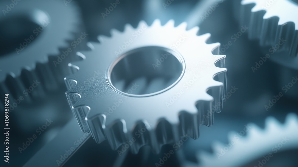 Precisely Meshed Gears: A close-up shot of intricately detailed metal gears, showcasing the seamless mechanics of interconnectivity and precision engineering. The cool. Precisely Meshed Gears: A close-up shot of intricately detailed metal gears, showcasing the seamless mechanics of interconnectivity and precision engineering. The cool.